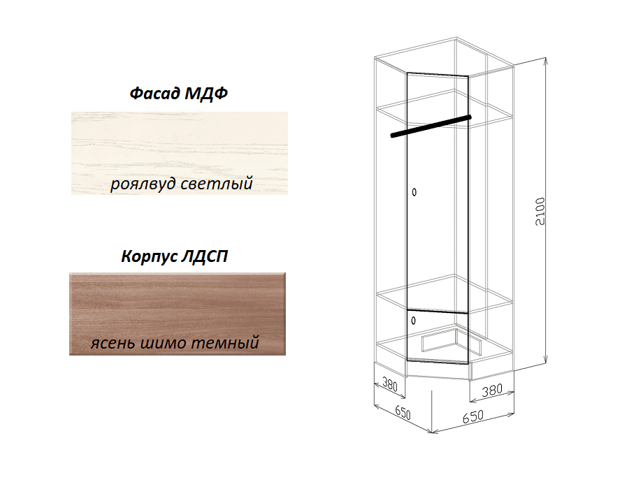 Прихожая софия союз мебель